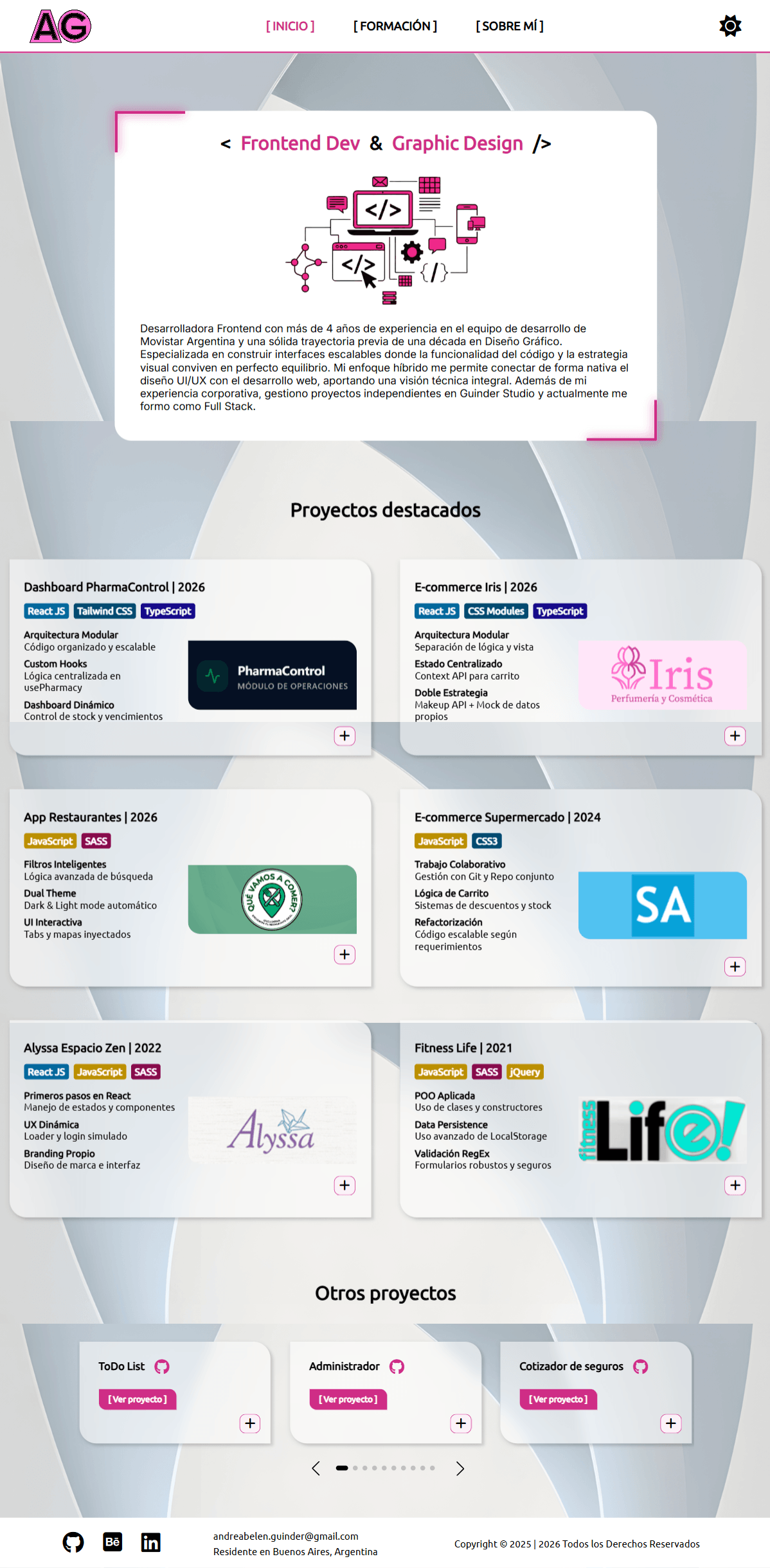 Portfolio de Andrea Guinder